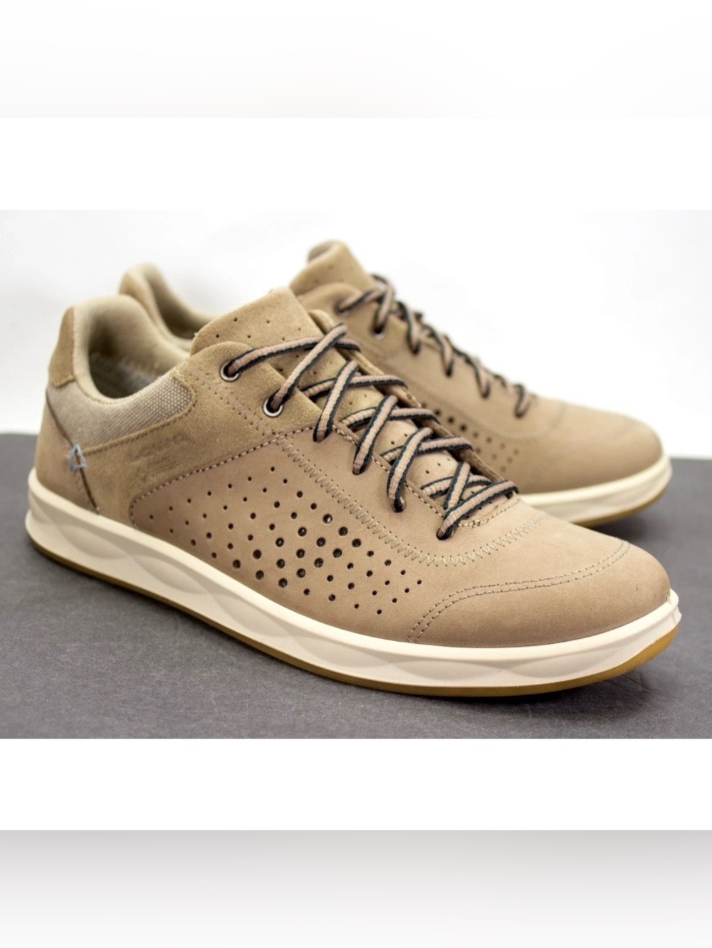 LOWA San Francisco GTX Lo Womens Sz US 7 Out Door Walking Tan Suede Taupe Shoes